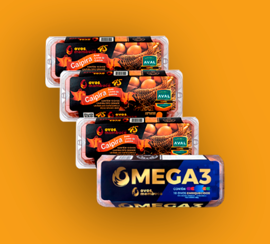 images/produtocor/30 Ovos Caipiras Tipo Grande + 10 Ovos Ômega3 